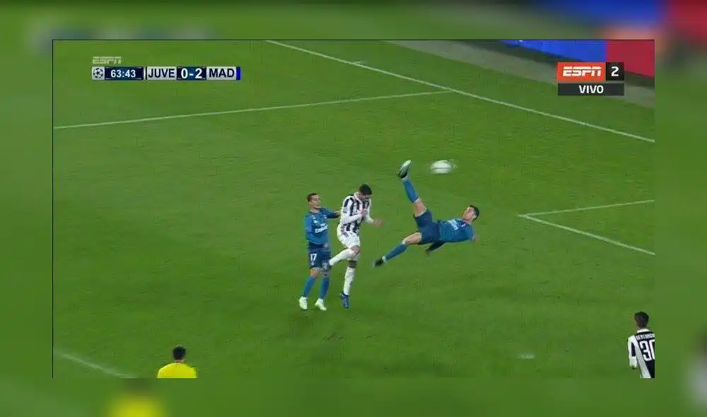 La impresionante acrobacia de Cristiano ante la Juventus para marcar de chalaca [VIDEO]