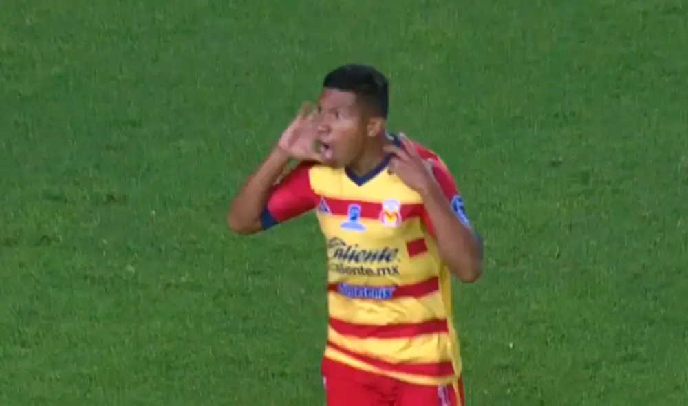 Edison Flores le dio vuelta al partido para poner en ventaja al Morelia sobre León por la Liga MX. | Foto: Fox Sports Edison Flores le dio vuelta al partido para poner en ventaja al Morelia sobre León por la Liga MX. | Foto: Fox Sports