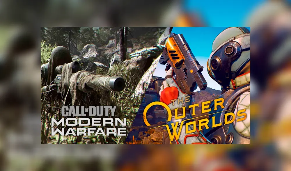 Desde Call of Duty Modern Warfare hasta The Outer Worlds. Conoce los videojuegos que llegan en esta semana para PS4, Xbox One y PC. Desde Call of Duty Modern Warfare hasta The Outer Worlds. Conoce los videojuegos que llegan en esta semana para PS4, Xbox One y PC.