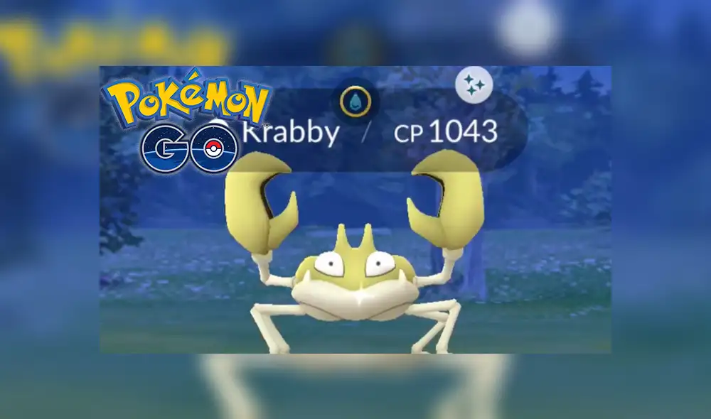 Pokémon GO: usuarios reportan el retorno de Krabby shiny
