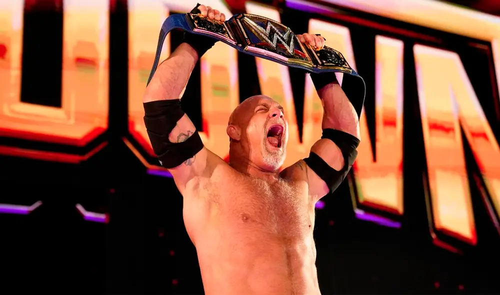 Goldberg es el nuevo campeón universal de SmackDown. Foto: WWE