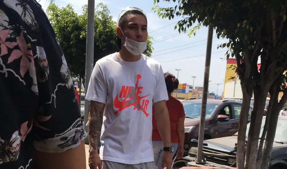 Así fue captado Jean Deza en la vía pública. Foto: Twitter