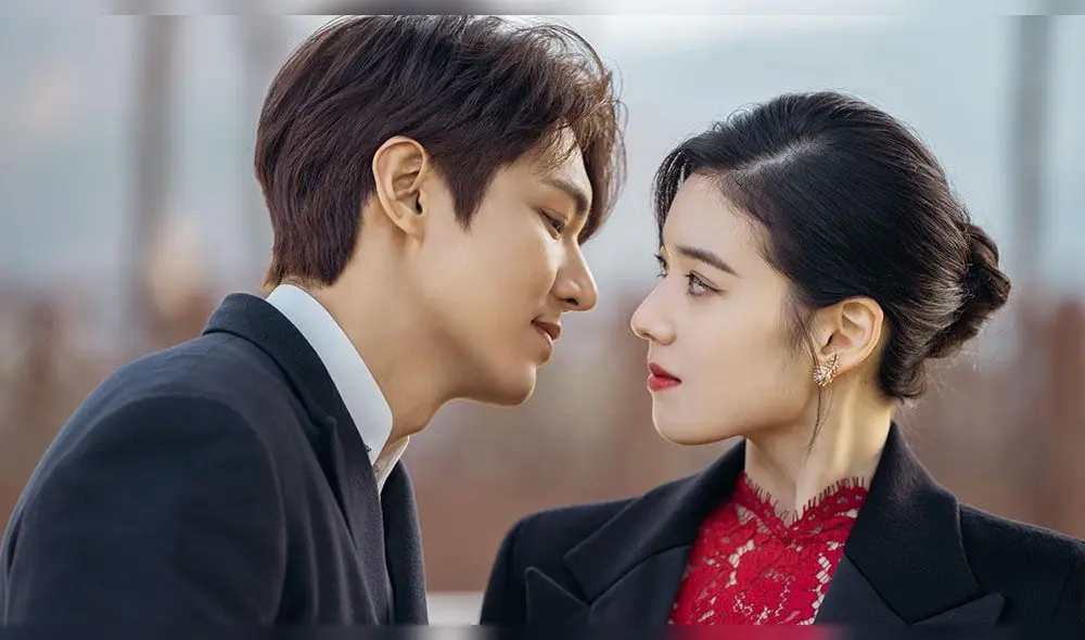 Lee Min Ho y Jung Eun Chae en The King Eternal Monarch. Foto: SBS