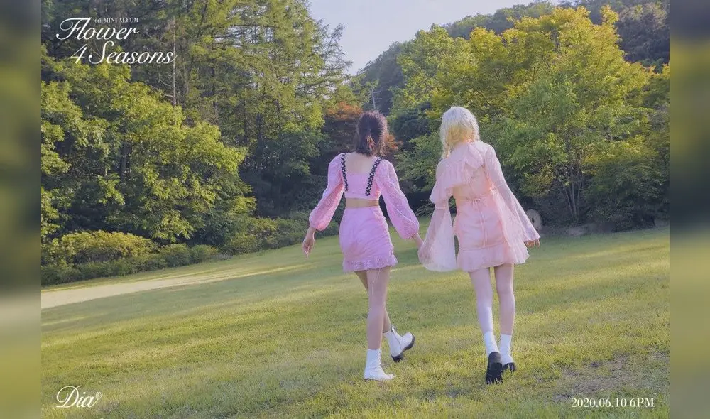 DIA: HUIHYEON y YEBIN en photo concept del sexto mini-álbum ‘Flower 4 Seasons’.