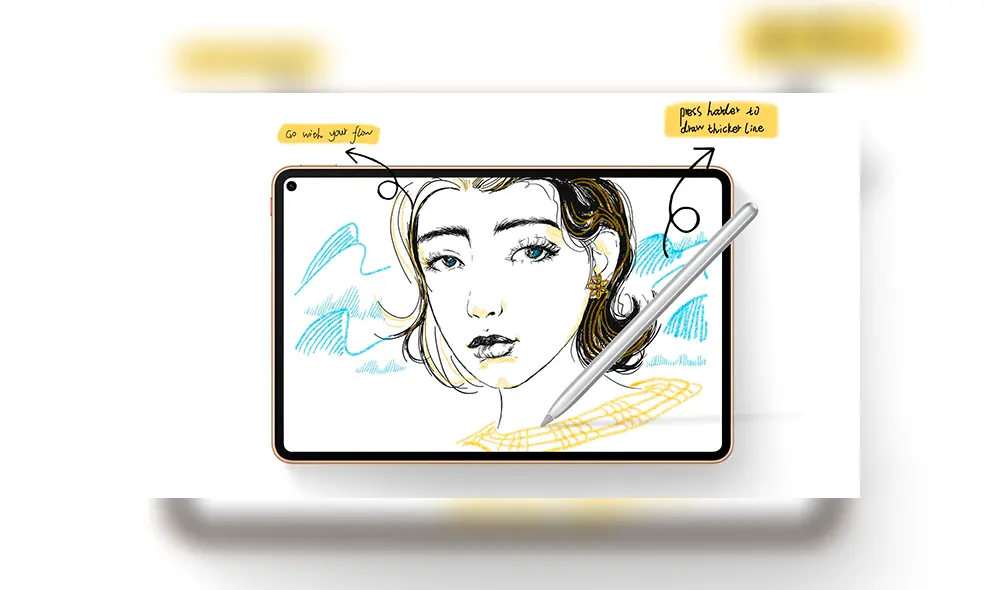 El Huawei MatePad Pro llega con un lápiz óptico M-Pencil disponible por 99 euros.