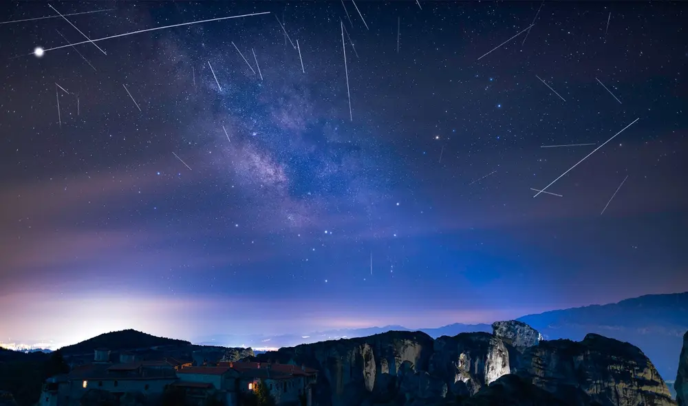 Durante las lluvias de estrellas, se pueden ver decenas o cientos de meteoros surcando el cielo. Foto: Flickr