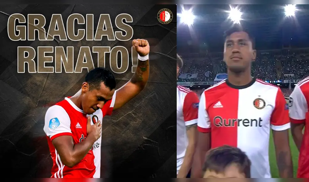 Renato Tapia: Feyenoord se despide del peruano con conmovedor video.