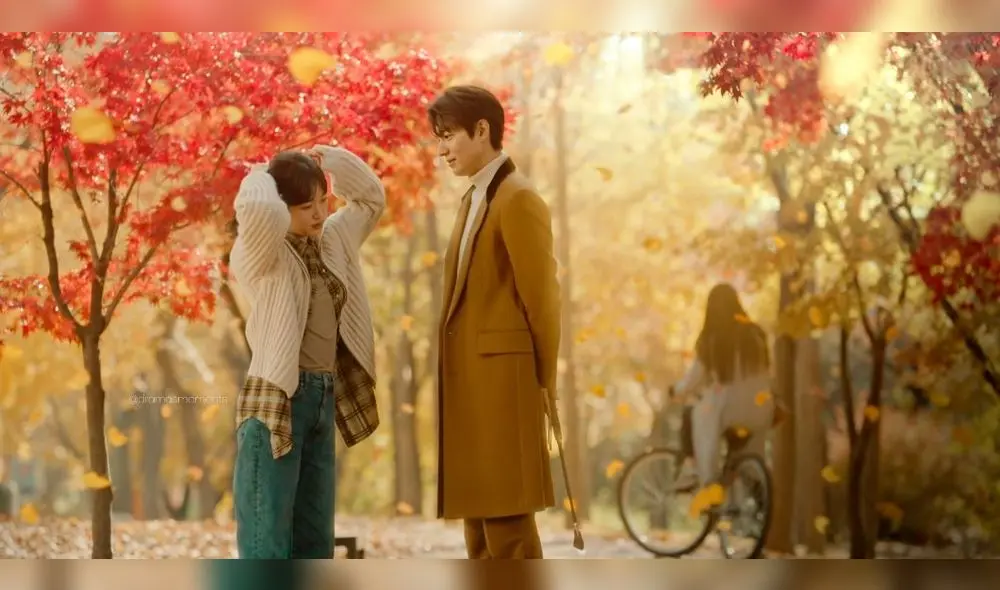 Lee Min Ho y Kim Go Eun en The king: Eternal monarch.