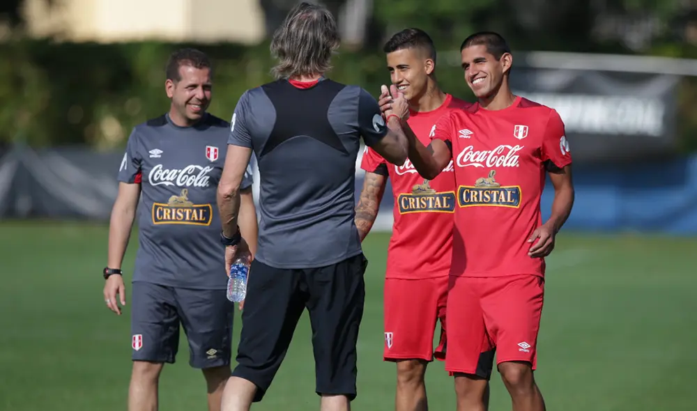 Abram es uno de los que mejor se ha afianzado en la selección peruana, declaró Gareca. Foto: Luis Jiménez.