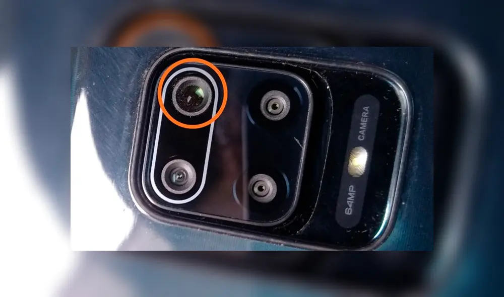 Así afectó el polvo a los Redmi Note 9 de Xiaomi. Foto: Reddit.