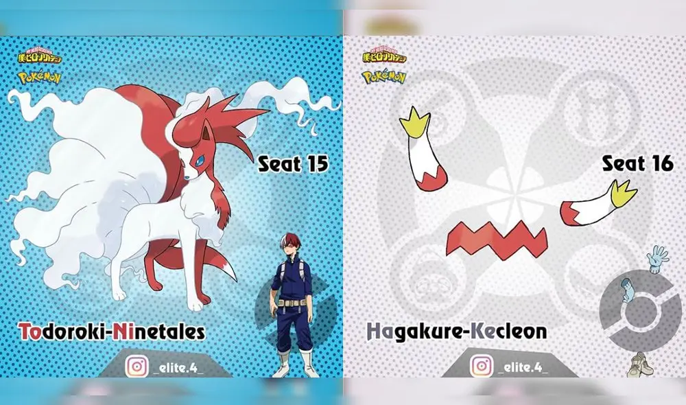 My Hero Academia: Artistas fusionan a personajes con Pokémon de nueva generación [FOTOS]
