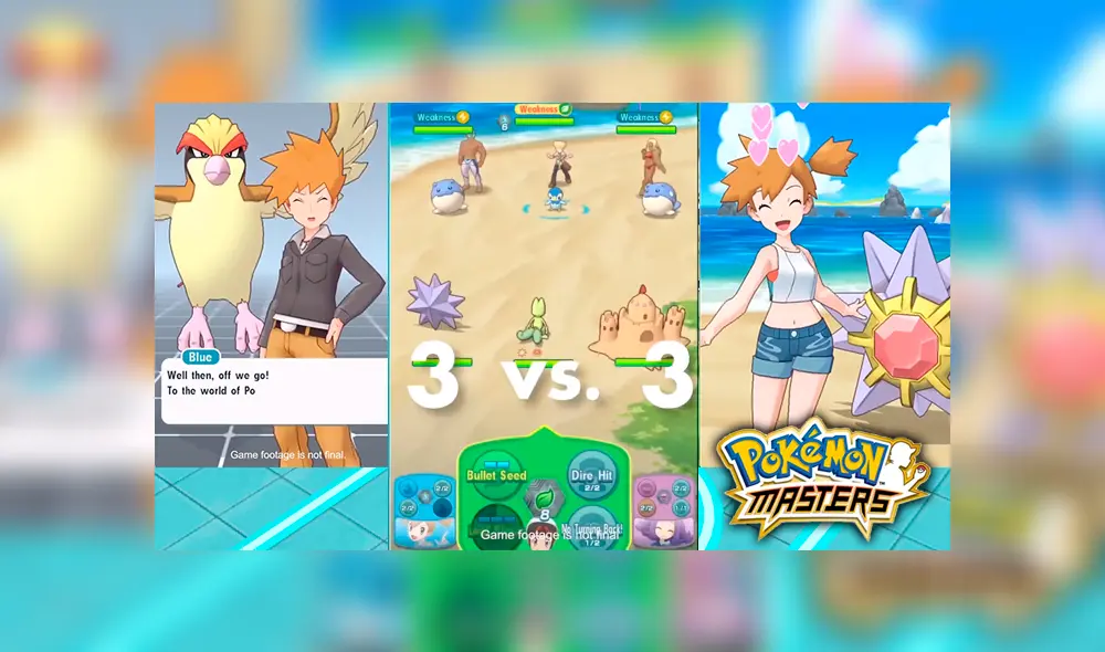 Pokémon Másters presenta tráiler: el 'Pokémon GO' que nos merecíamos.