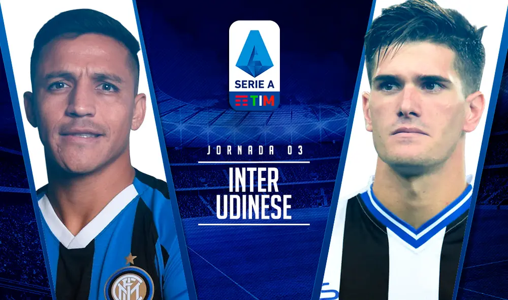 Inter de Milan enfrenta a Udinese HOY EN VIVO ONLINE por la fecha 3 de la Serie A italiana.