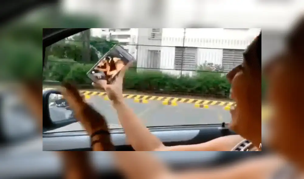 Facebook: le roban el celular a chica por hacer 'streaming' con la ventana del auto abierta [VIDEO] 