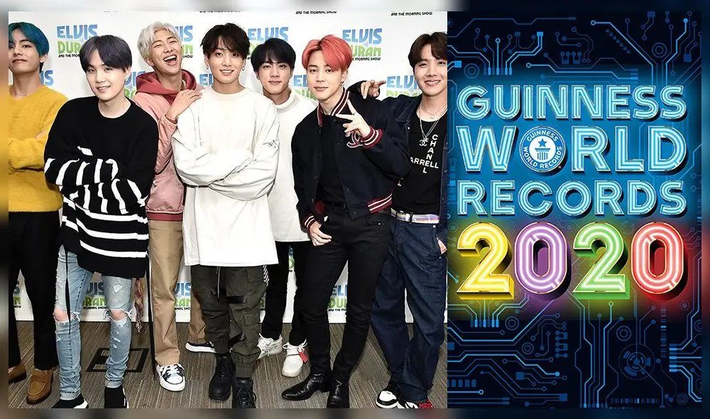 BTS fue registrado en el libro "Guinness World Records 2020".