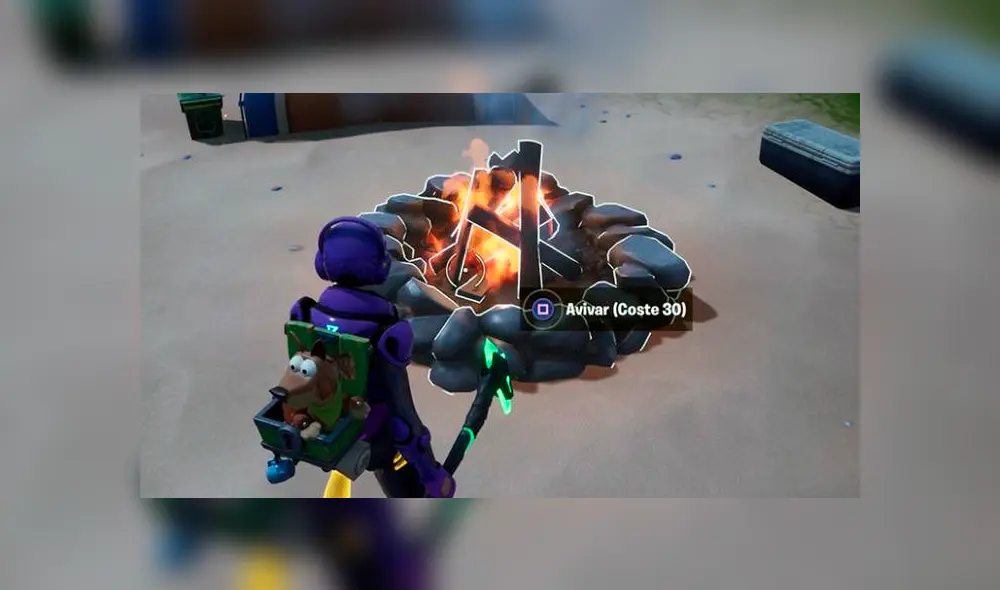 Avivar una fogata requiere 30 de madera. Avivar una fogata requiere 30 de madera.