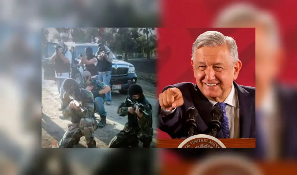 AMLO no considera necesario tratar a los narcotraficantes como grupos terroristas, Foto: Composición AMLO no considera necesario tratar a los narcotraficantes como grupos terroristas, Foto: Composición