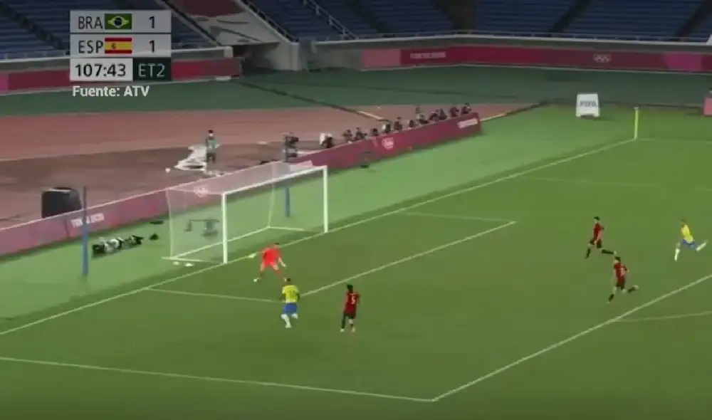 El jugador del Zenit anotó el segundo gol de Brasil en el suplementario. Foto: ATV