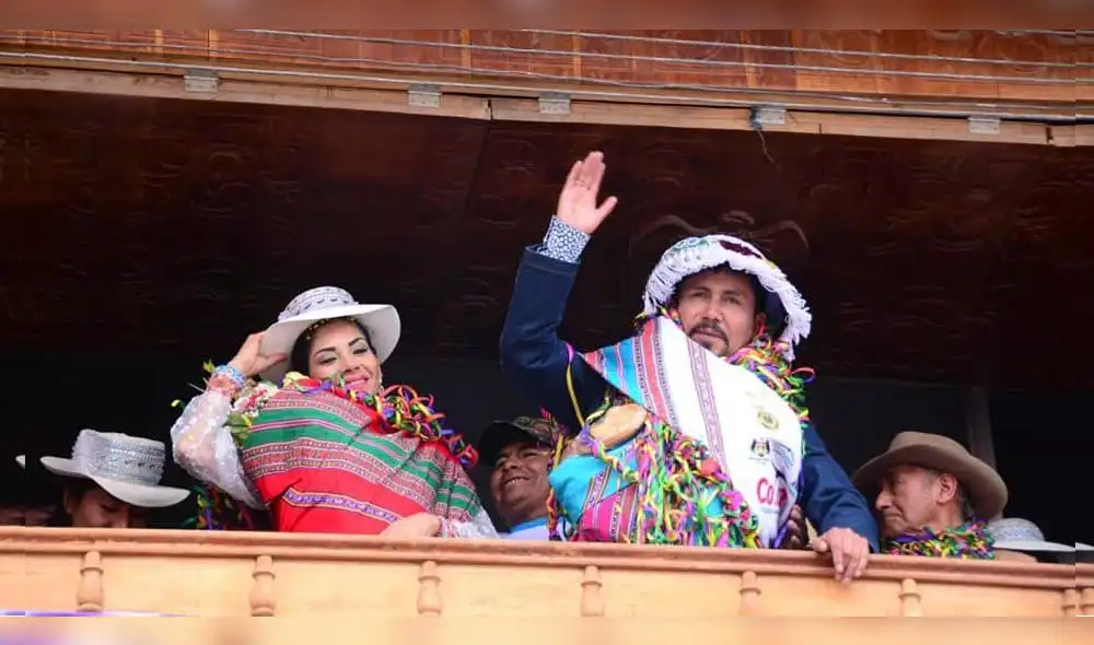 Arequipa: Cáceres Llica protagonizó ‘balconazo’ en Caylloma y celebró su virtual victoria [VIDEO]