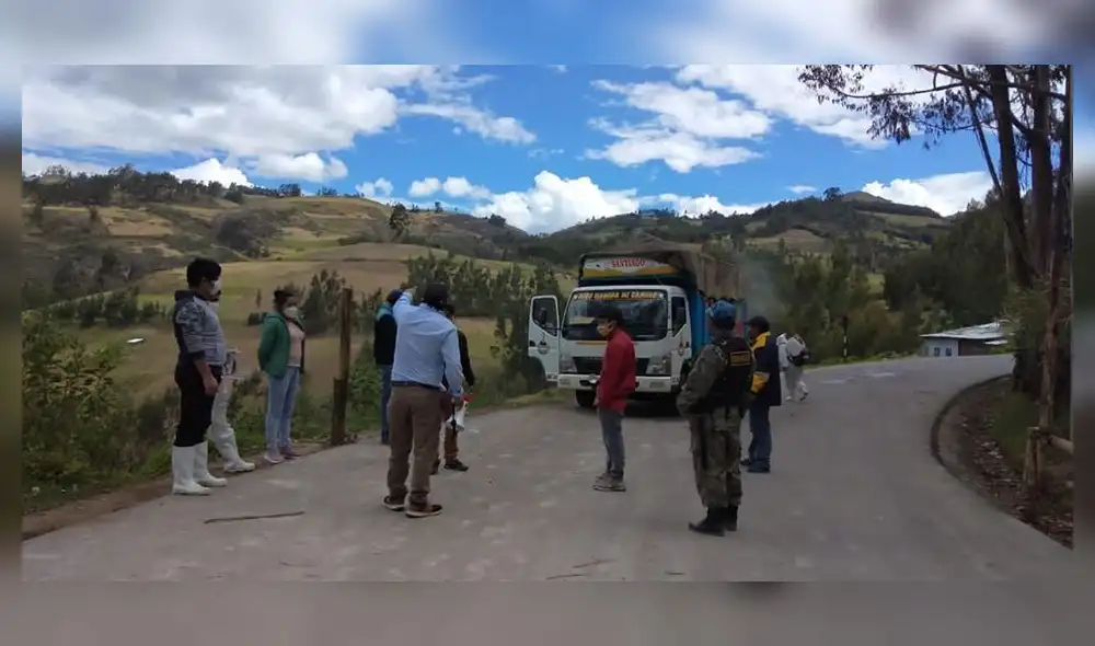 Vehículos ingresarán una vez a la semana a Santiago de Chuco por el aumento del coronavirus