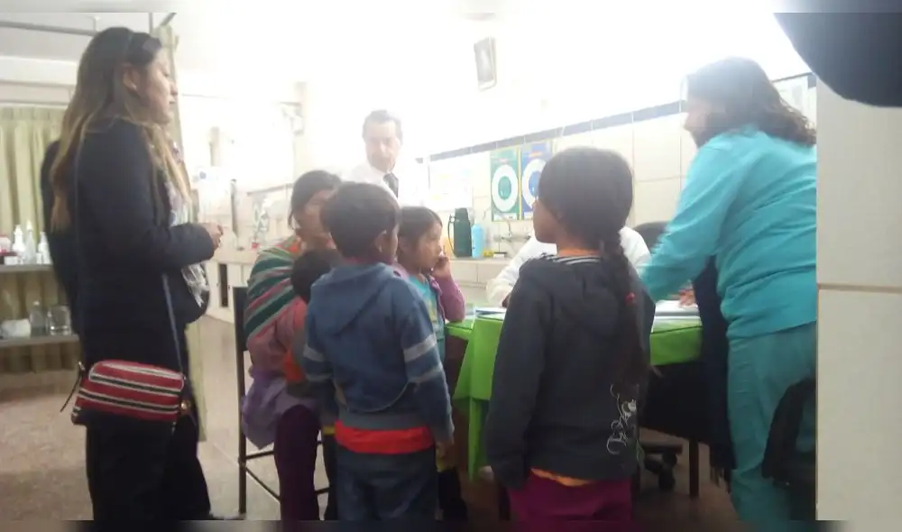 Junín: niños provenientes de Santo Domingo, con anemia y desnutrición, serán atendidos 
