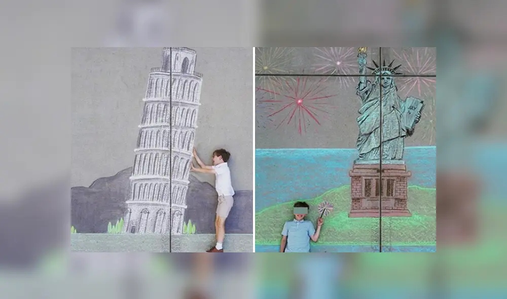 La menor, junto a su hermano, hace toda clase de dibujos para sentir que viajan por el mundo. Foto: Instagram La menor, junto a su hermano, hace toda clase de dibujos para sentir que viajan por el mundo. Foto: Instagram