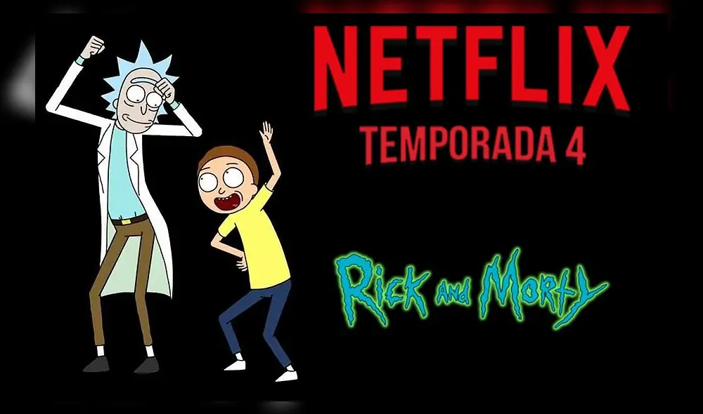 La temporada 4 de Rick y Morty llegará pronto a Netflix.
