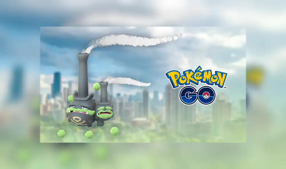 Así se ve el Weezing de Galar, el primer pokémon de la octava generación en llegar a Pokémon GO.