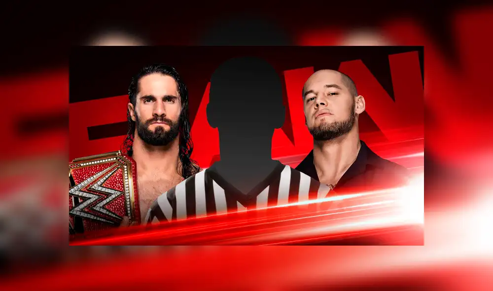 WWE RAW EN VIVO: Anuncian al árbitro especial del Seth Rollins vs. Baron Corbin