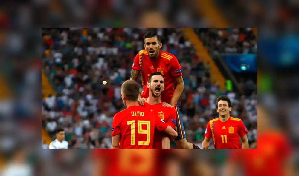 España campeón de la Eurocopa sub 21 tras vencer 2-1 a Alemania. Foto: EFE