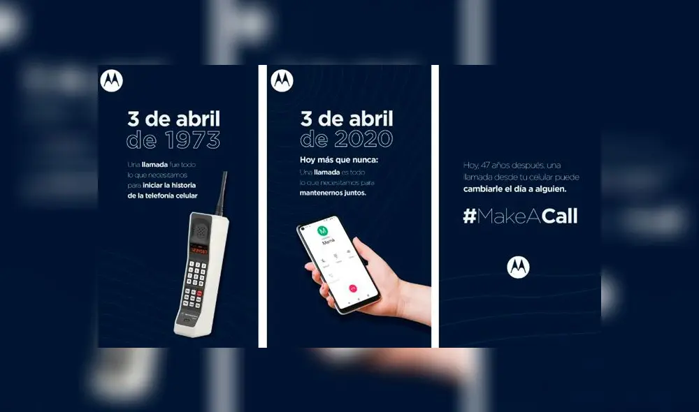 Fue un 3 de abril de 1973 que se realizó la primera llamada desde un teléfono celular.