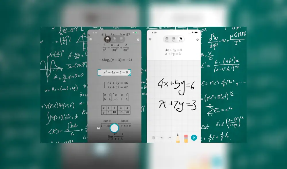 Con esta app podrás resolver problemas matemáticos solo con la cámara de tu móvil. Con esta app podrás resolver problemas matemáticos solo con la cámara de tu móvil.