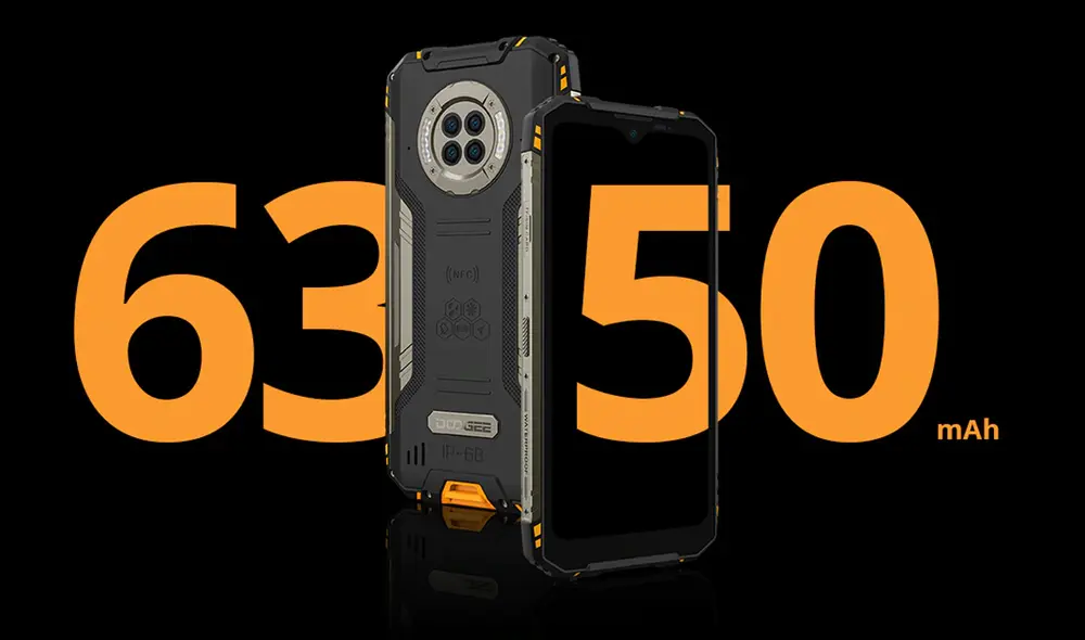 El teléfono tiene una batería de 6.350 mAh. Foto: Doogee