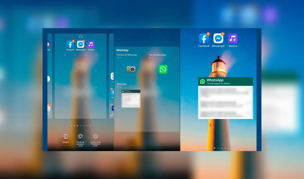 Widget de WhatsApp (Foto: captura de LR)