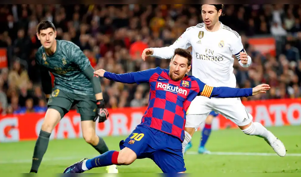 Real Madrid vs. Barcelona por la Liga Santander 2019. Foto: Twitter Barcelona