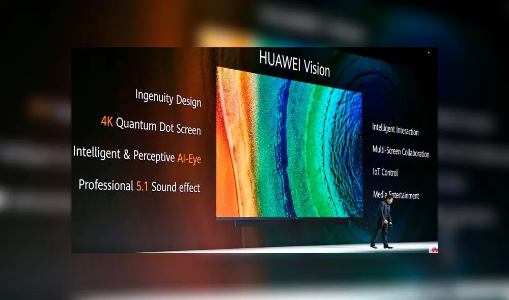 El nuevo Smart TV 4K de Huawei llega con Harmony OS.