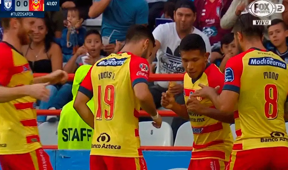 Edison Flores marcó su gol de la temporada en la Liga MX contra el Monterrey. | Foto: Fox Sports 2 Edison Flores marcó su gol de la temporada en la Liga MX contra el Monterrey. | Foto: Fox Sports 2