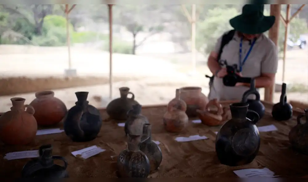 Hallazgos de la huaca Las Abejas en Túcume 