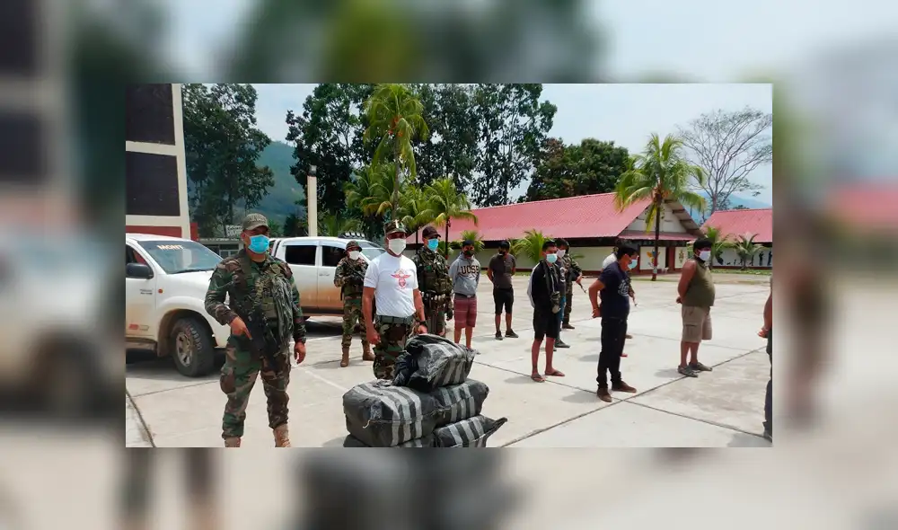 Narcotraficantes fueron detenidos en el Vraem. Foto: Difusión