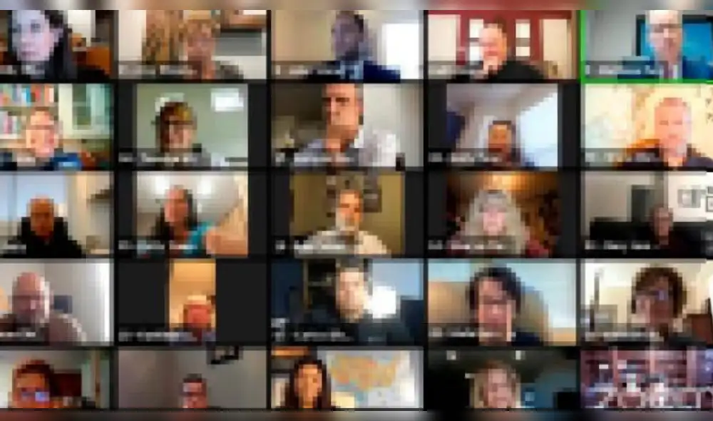 Las 20 personas que participaban de la videoconferencia fueron testigos del asesinato del anciano de 72 años. (Foto: El Universal)