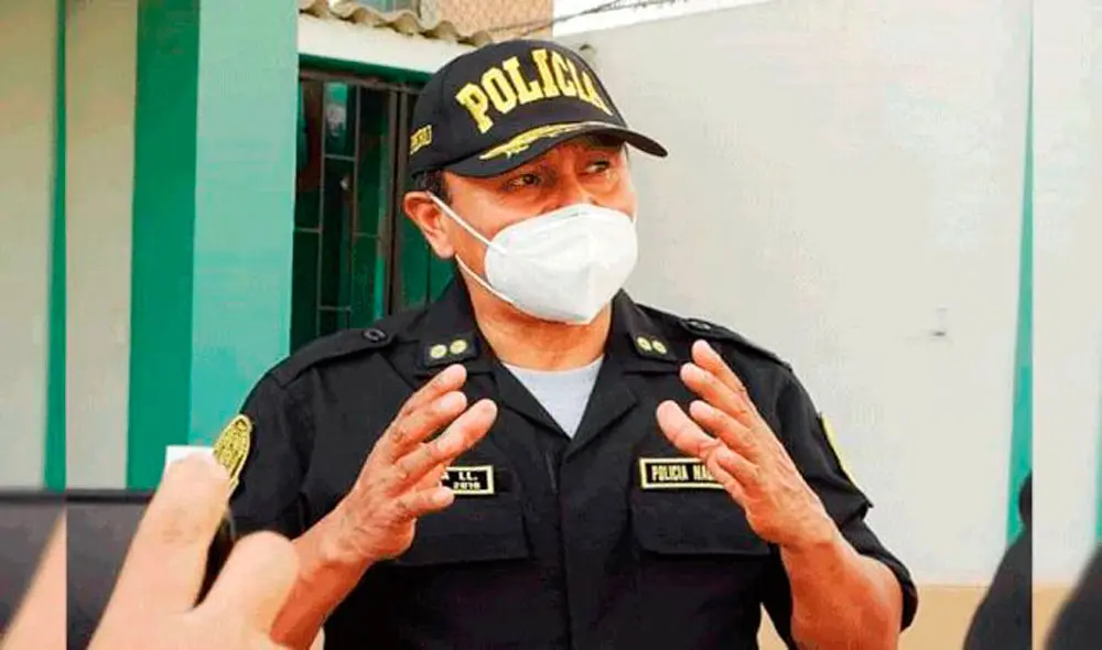 El general PNP, Luis Vera se comprometió en imponer el orden en la ciudad de  Chiclayo.