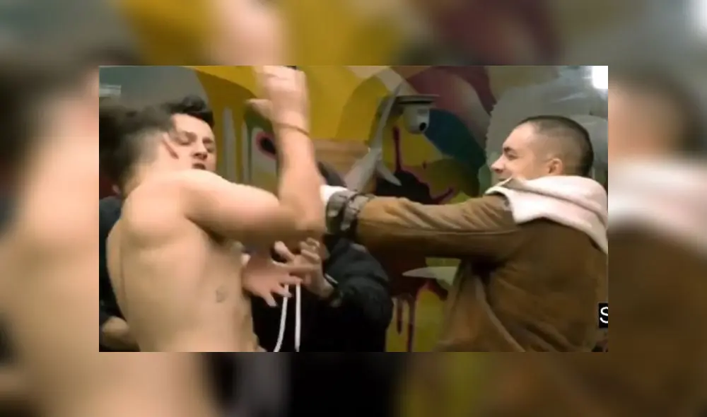 Jawy le dio un manotazo a su amigo Chile y lo retó a una pelea de box. (Foto: Captura/MTV) Jawy le dio un manotazo a su amigo Chile y lo retó a una pelea de box. (Foto: Captura/MTV)