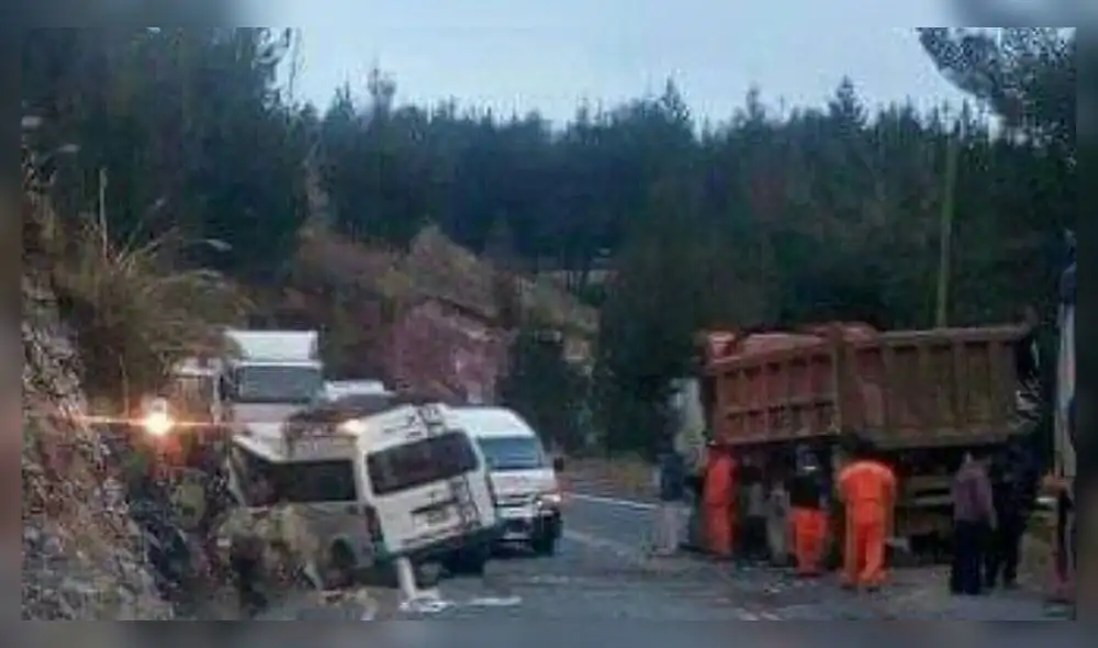 Cajamarca: trágico accidente deja 2 muertos y 7 heridos [VIDEO]