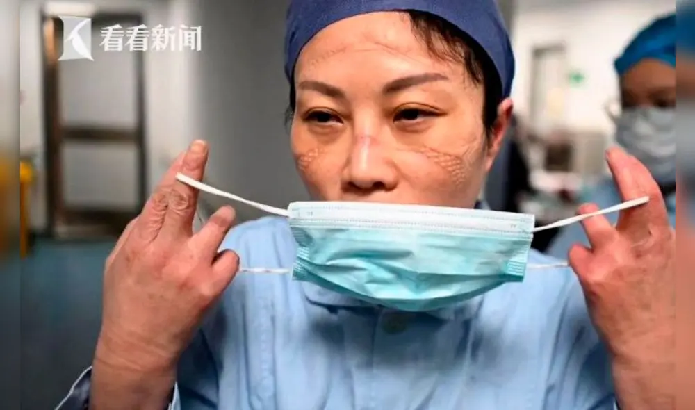 El coronavirus invadió un hospital de Wuhan y contaminó al personal médico. Foto: Difusión.