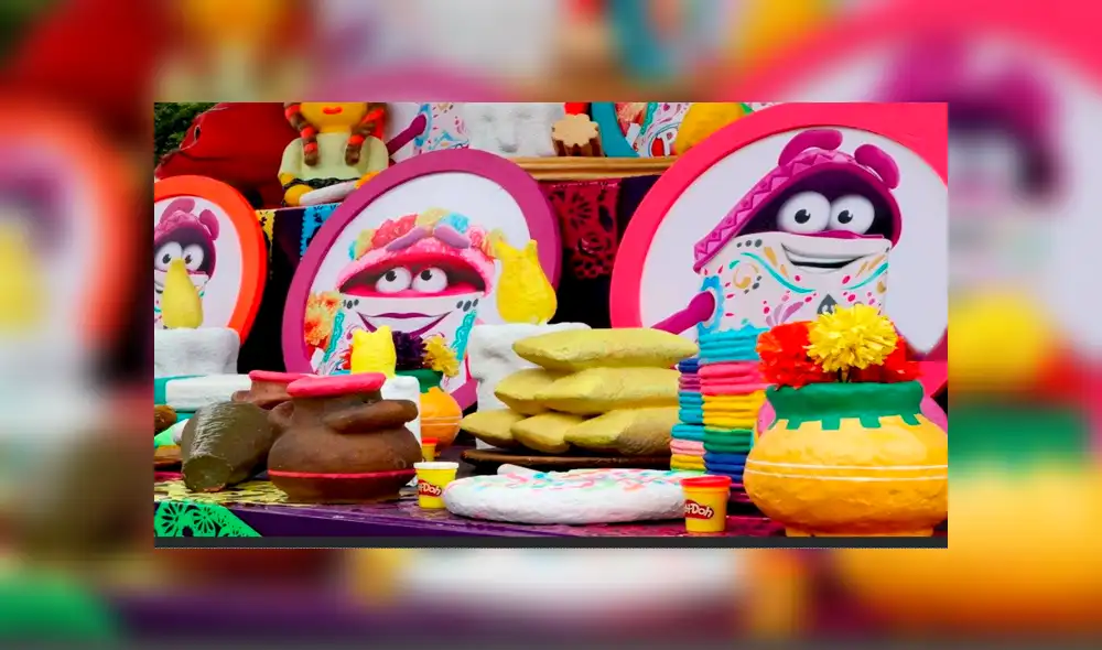 Ofrenda gigante por el Día de los Muertos fue hecha con plastilina [FOTOS]