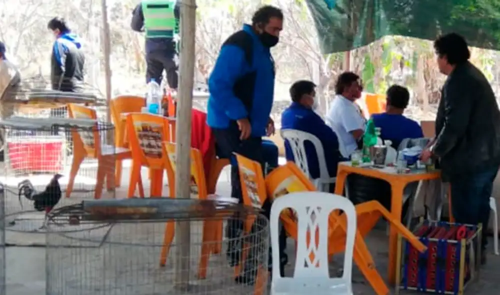 Intervención se realizó en el distrito de Pocollay. Foto: PNP Intervención se realizó en el distrito de Pocollay. Foto: PNP