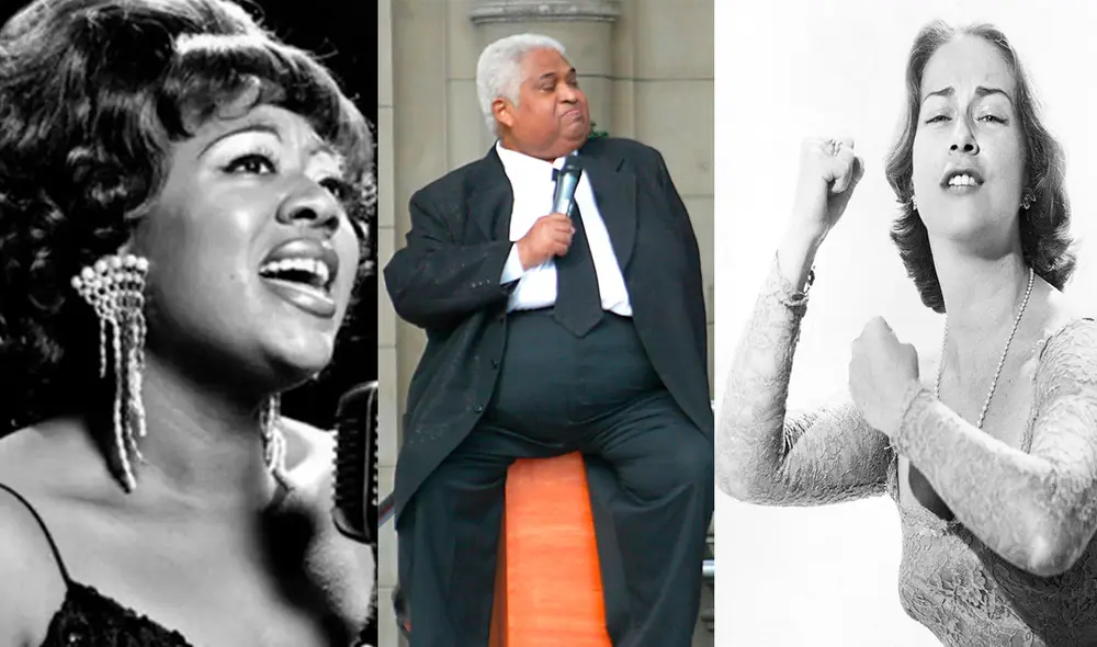 Lucha reyes, Arturo "Zambo" Cavero y Chabuca Granda; son solo algunos de los exponentes que dejaron huella en la música criolla. Foto: composición LR - Difusión / Andina