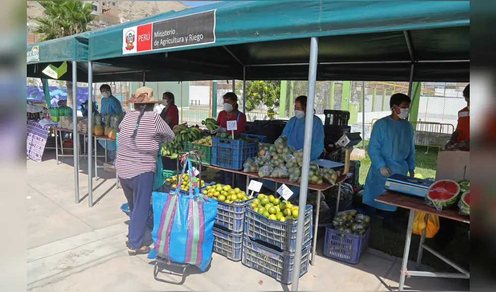 Mercado Itinerante Foto: Minagri Mercado Itinerante Foto: Minagri
