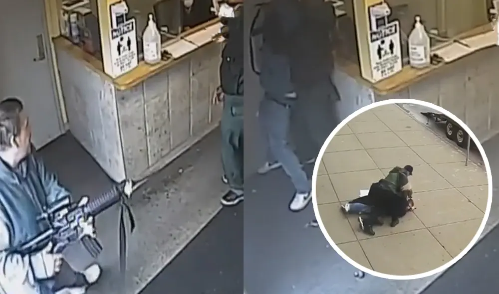 Los hechos fueron captados gracias a las cámaras de seguridad del establecimiento de salud. Foto: captura TalkTV