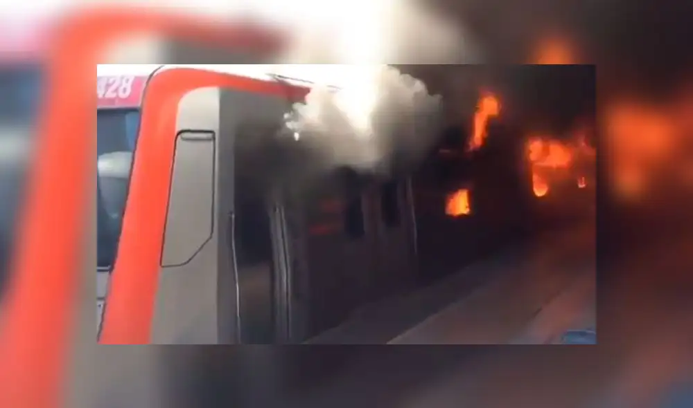 Protestas por el alza de los pasajes del Metro de Santiago. Foto: captura de video. Protestas por el alza de los pasajes del Metro de Santiago. Foto: captura de video.